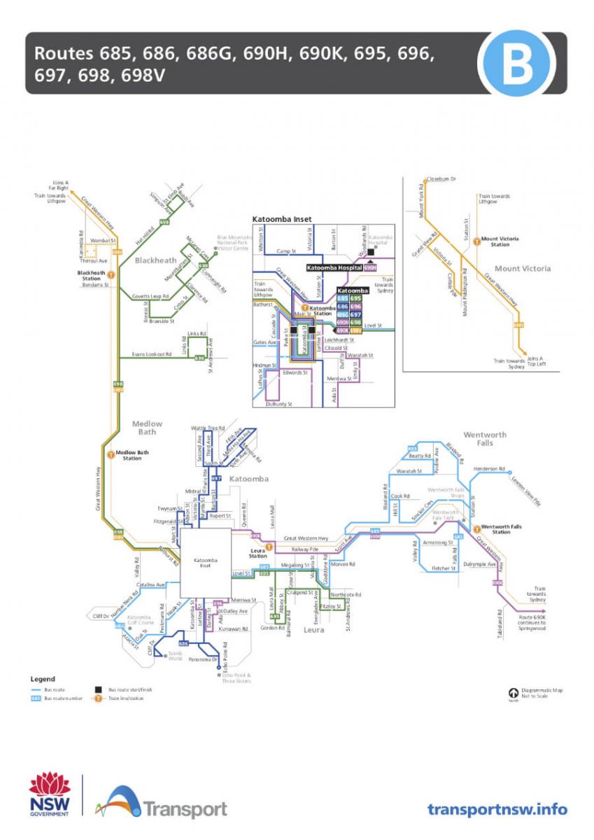 雪梨藍山公車路線