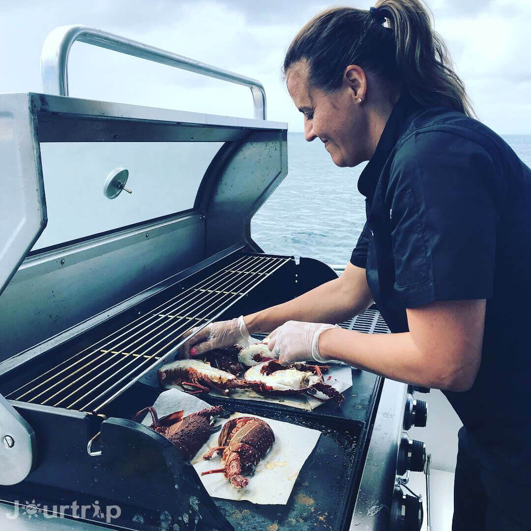 澳洲西澳羅特尼斯島龍蝦BBQ