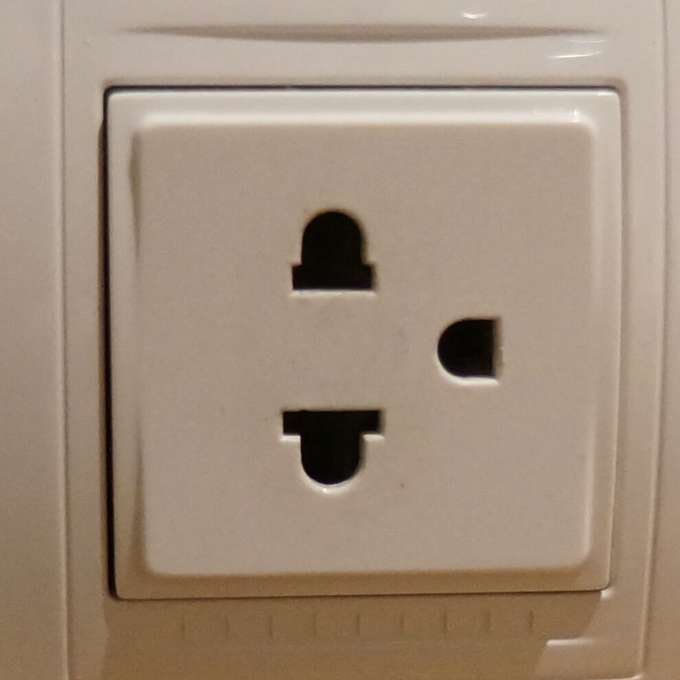 泰國自助旅遊 插座