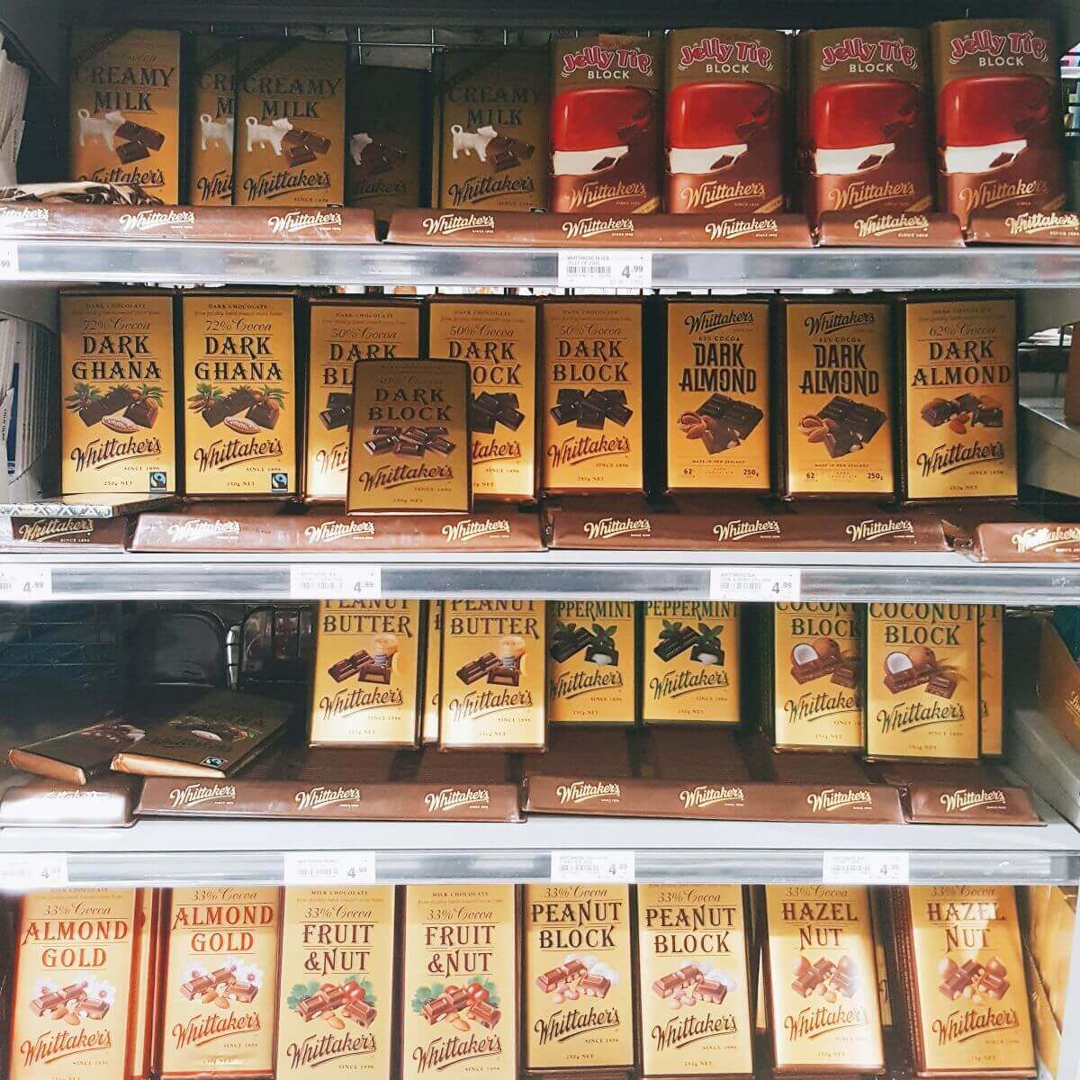 Whittaker's巧克力