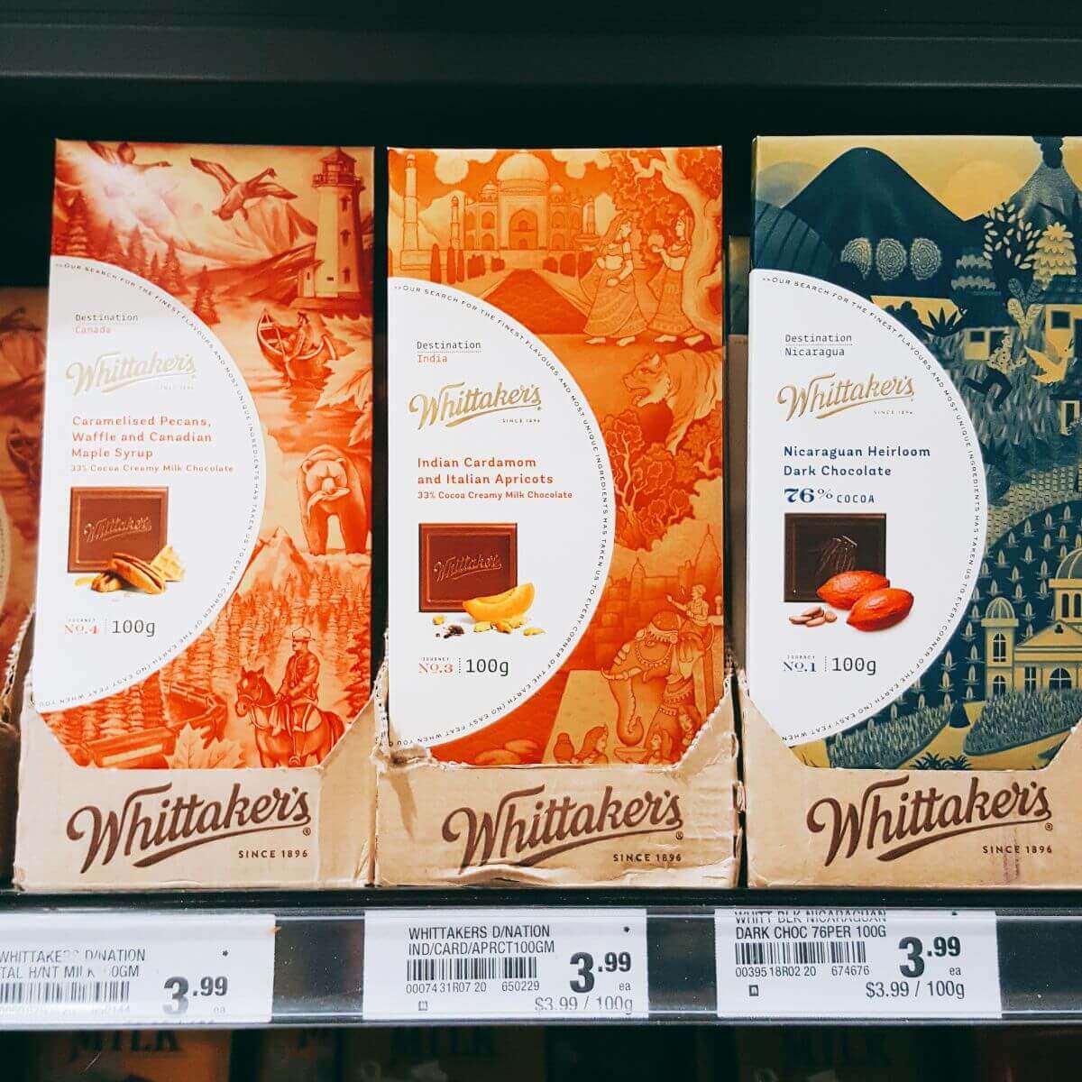 Whittaker's巧克力